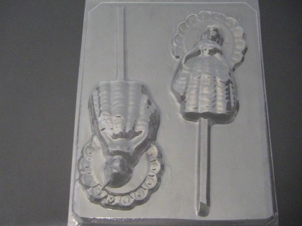 239sp Beauty Princess Chocolate or Hard Candy Lollipop Mold